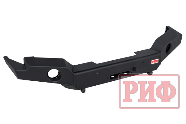 Бампер РИФ силовой передний для ГАЗ Соболь NN под штатные фары, стандарт