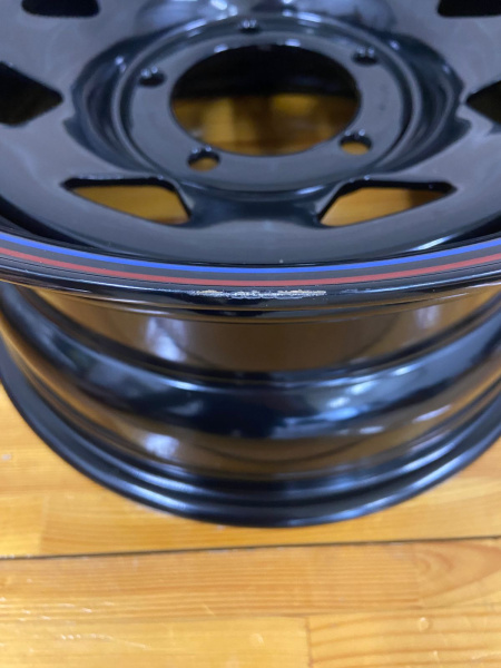 1 Диск усиленный УАЗ стальной черный 5x139,7 8xR16 d110 ET+15 (треуг. мелкий)(уценка)