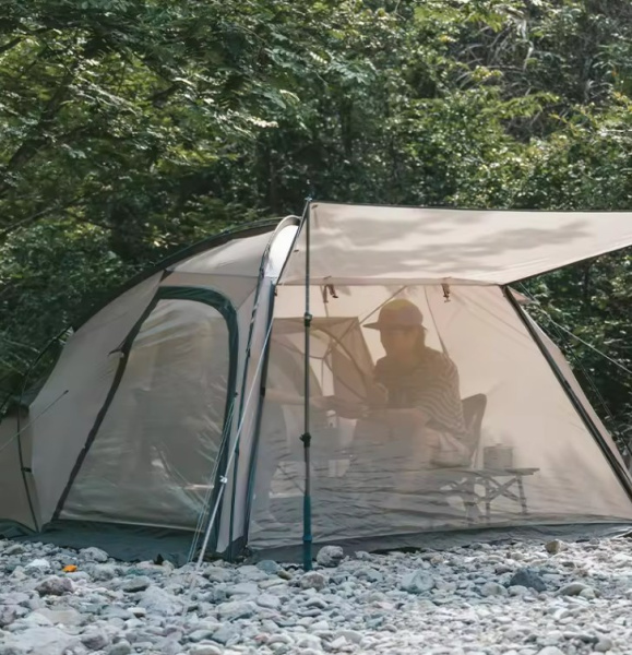 4 Палатка Naturehike SHAN DI, 2-местная, коричневая 4 Палатка Naturehike SHAN DI, 2-местная, коричневая