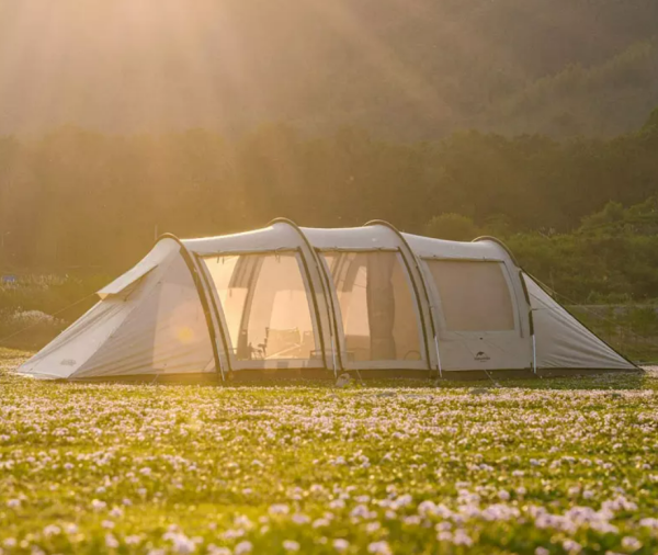 3 Палатка Naturehike Cloud Vessel Tunnel UPF 50+ 5-6 местная L, песочный