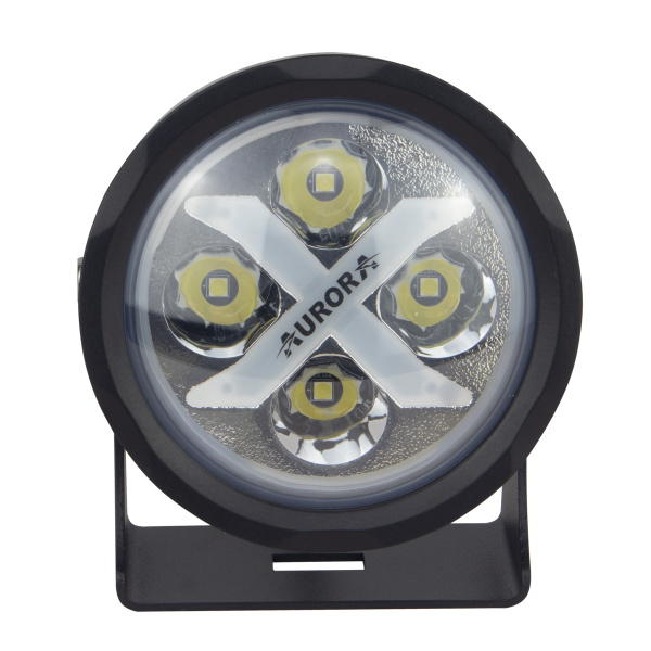 Светодиодные фары дальнего света AURORA 102 мм 40W с RGB подсветкой (комплект 2 шт)