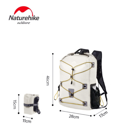 1 Рюкзак туристический Naturehike 18 л, ПВХ, белый