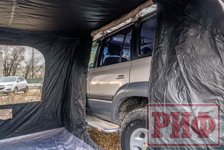 Стенки к автомобильной маркизе РИФ 2.5Х2.5 м Black Out