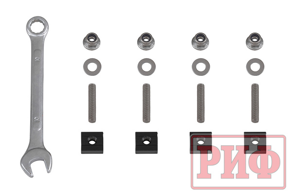 Крышка кузова РИФ для Dongfeng DF6, роллета раздвижная 1511х1570 мм, алюминиевая, черная
