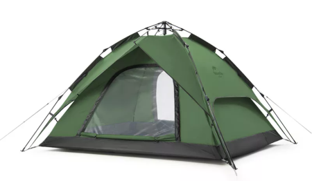 1 Палатка Naturehike 4-местная, автоматическая, зеленая