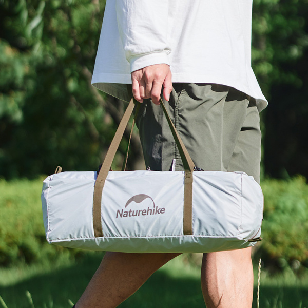 4 Палатка Naturehike Yun chuan 2-местная, алюминиевый каркас, серая, серия ВИНИЛ 4 Палатка Naturehike Yun chuan 2-местная, алюминиевый каркас, серая, серия ВИНИЛ