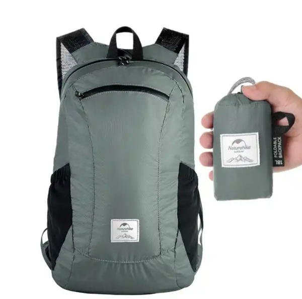 Рюкзак туристический Naturehike Yunyan 18 л, с силиконовой пропиткой, серый