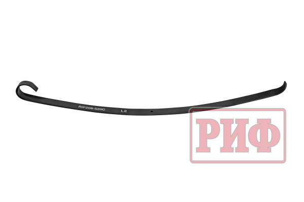 Лист 2 рессоры RIF206-520C  7*60*1244