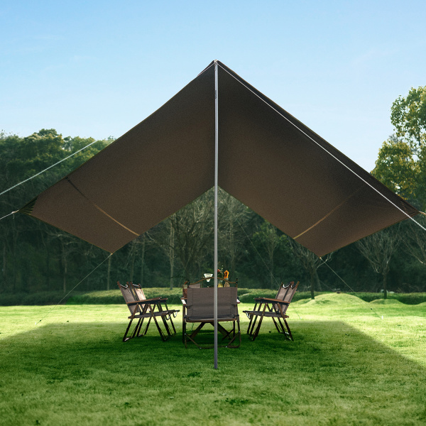 Тент кемпинговый Naturehike 3,8Х5 м., янтарный