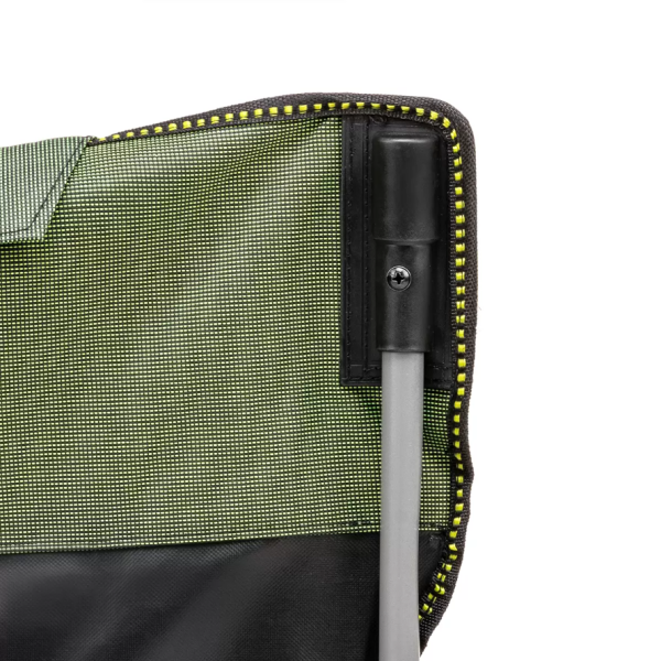 5 Кресло PREMIER складное с откид.спинкой, твердые тканевые подлокотники (зеленый), нагрузка 80 кг