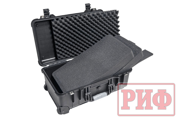 Кейс защитный ударопрочный РИФ 559х351х229 мм на колесах с телескопической ручкой IP55