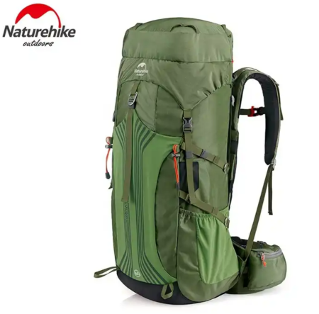 Рюкзак туристический Naturehike 55 л, зеленый Рюкзак туристический Naturehike 55 л, зеленый