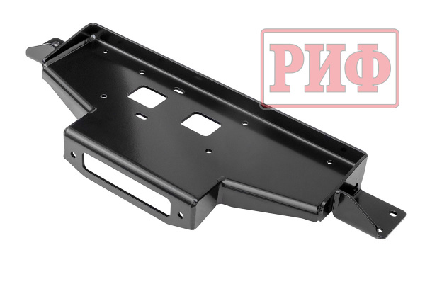 Площадка РИФ под лебёдку c защитой радиатора в штатный бампер Mitsubishi Pajero Sport 2015-2020 дизель, Mitsubishi L200 2015-2022