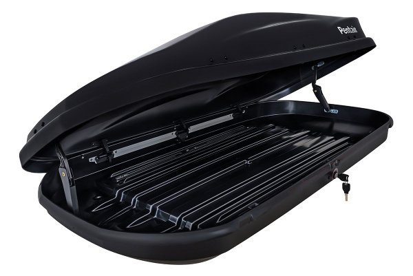 Бокс автомобильный на крышу Pentair PYTHON 400L черный глянец, двусторонний