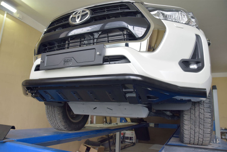 Бампер РИФ силовой передний Toyota Hilux 2020+ (устанававливается только с площадками RIFREV-30000/RIFREV-30001)