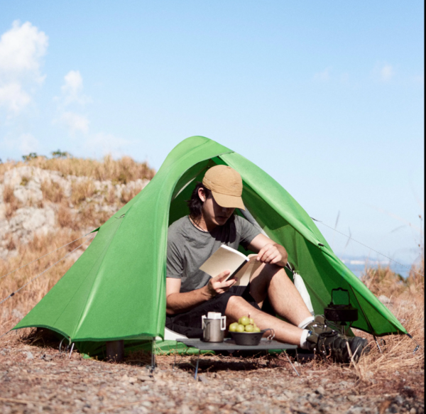 Палатка Naturehike Cloud Up Base 1-местная, алюминиевый каркас, сверхлегкая, зеленая