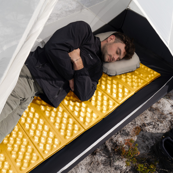 Коврик туристический Naturehike 185х65х2,5 см. IXPE, желтый