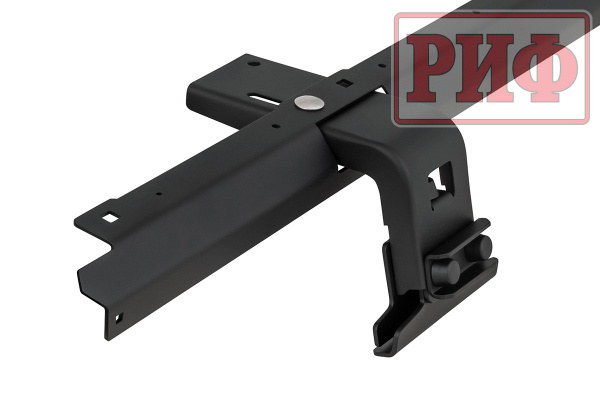 Багажник экспедиционный (платформа) алюминиевый РИФ 1350x1690 мм для Jeep Wrangler JL 2018+ (с крепежом)