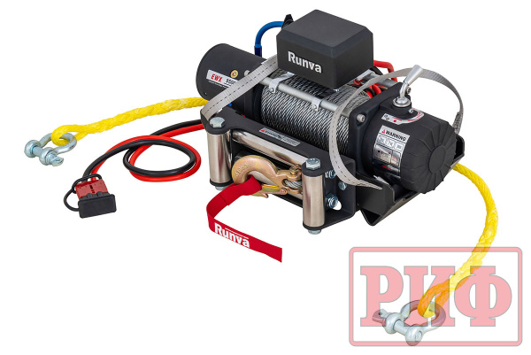 Лебёдка переносная РИФ 9500S c облегчённой площадкой на цепях и проводами