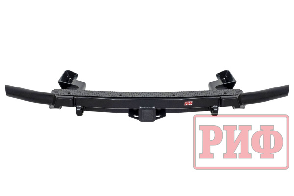 Бампер РИФ силовой задний Renault Duster 2015-2020 c квадратом под фаркоп