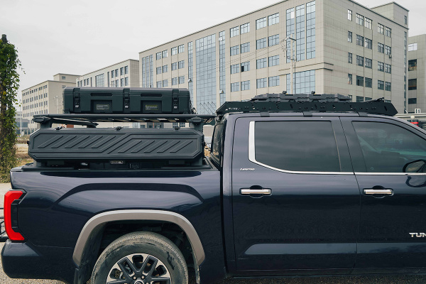 Силовой каркас-кунг Baja Racing (тип Т) с 2-мя малыми рыбацкими ящиками Mitsubishi L200, Isuzu D-MAX, Nissan Navara