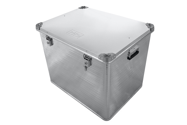 Ящик алюминиевый РИФ усиленный с замком 782х585х622 мм (ДхШхВ) (уценка) Ящик алюминиевый РИФ усиленный с замком 782х585х622 мм (ДхШхВ) (уценка)