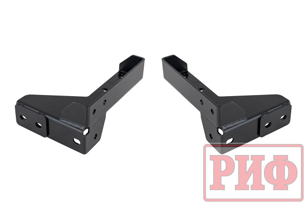 Бампер РИФ силовой задний УАЗ Буханка с фонарями, калиткой, возможн. уст. фаркопа, стандарт