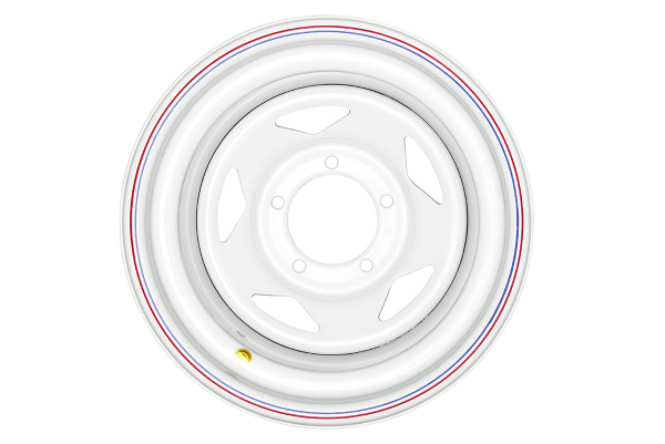 Диск усиленный УАЗ стальной белый 5x139,7 10xR15 d110 ET-44 (треуг.)