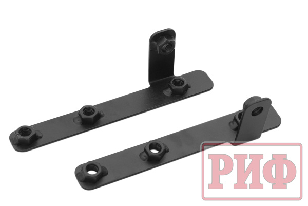 Бампер РИФ задний Jeep Wrangler JK 2006+ с квадратом под фаркоп и фонарями, стандарт