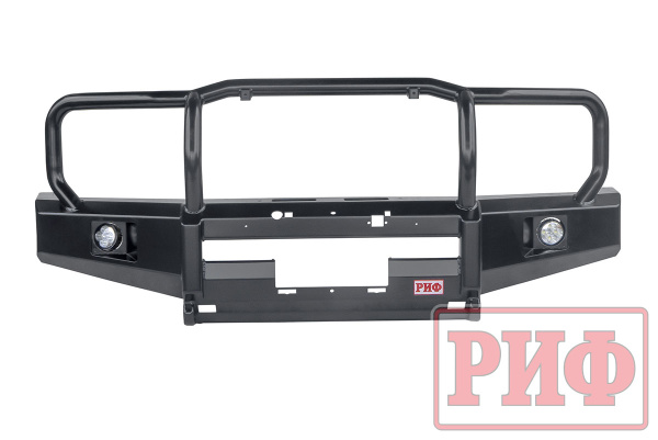 Бампер РИФ передний Toyota Land Cruiser 76/78 2007+ c доп. фарами и защитной дугой,под штатную лебед Бампер РИФ передний Toyota Land Cruiser 76/78 2007+ c доп. фарами и защитной дугой,под штатную лебед
