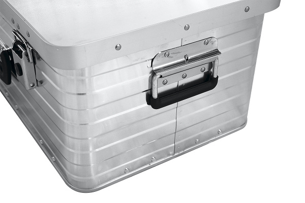 Ящик алюминиевый РИФ с замком 585х385х262 мм (ДхШхВ)