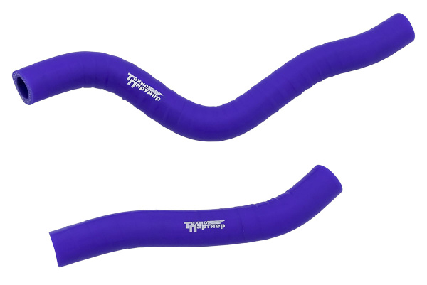 Патрубки печки ВАЗ 2123 "Шеви Нива" (к-т 2 шт) силикон армированный