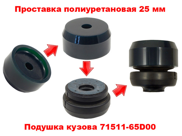 Лифт кузова Suzuki Jimny 25 мм