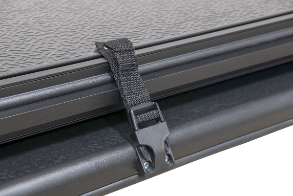 Крышка кузова Toyota Hilux Vigo 2005-2015 трёхсекционная, алюминиевая, черная