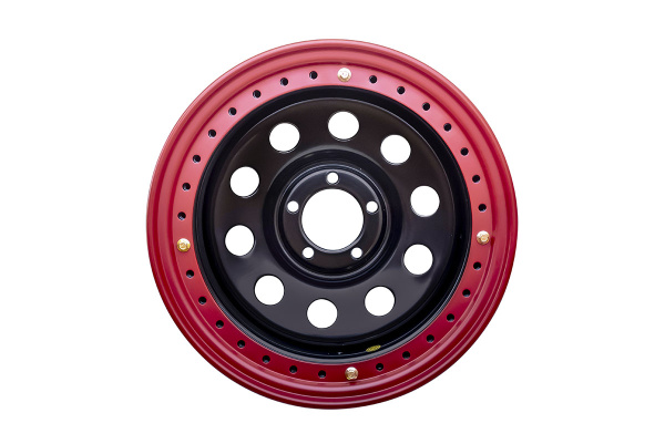 Диск усиленный JEEP стальной черный 5х114,3 8xR16 d84 ET-19 с бедлоком (красный) Диск усиленный JEEP стальной черный 5х114,3 8xR16 d84 ET-19 с бедлоком (красный)