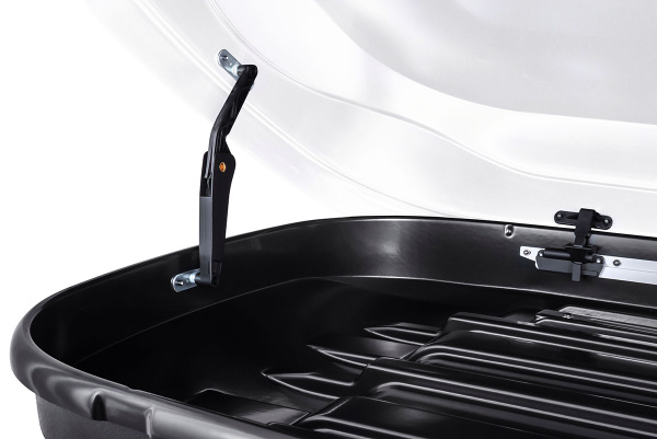 Бокс автомобильный на крышу Pentair RESORT 450L белый глянец, двусторонний