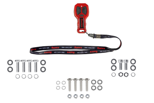Лебёдка автомобильная электрическая 12V Runva EWV6000FSR 2722 кг (синтетический трос)