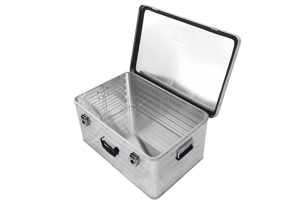 Ящик алюминиевый РИФ с замком 690х455х320 мм (ДхШхВ) Ящик алюминиевый РИФ с замком 690х455х320 мм (ДхШхВ)