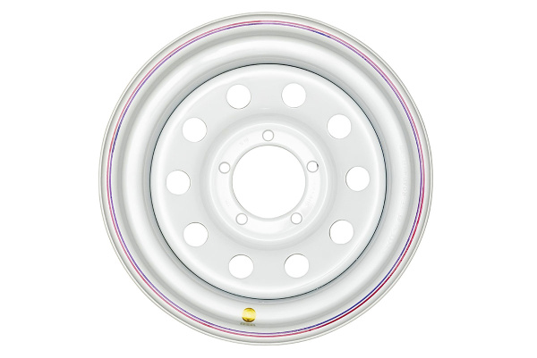 Диск усиленный УАЗ стальной белый 5x139,7 8xR16 d110 ET-3