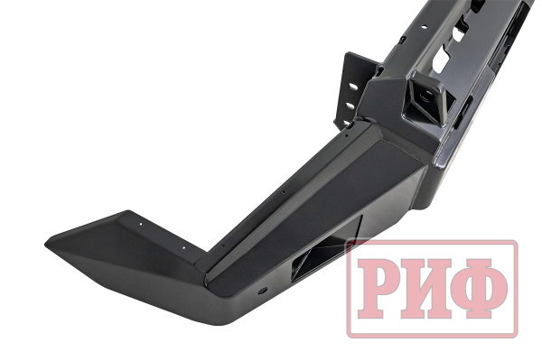 Бампер РИФ силовой передний TLC 200 2007-2015 c доп. фарами и защитой бачка омывателя