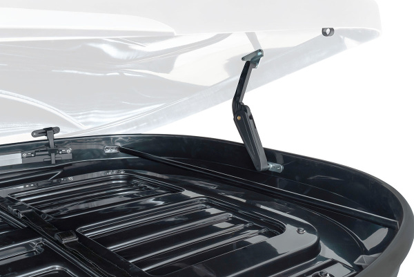 Бокс автомобильный на крышу Pentair CARAVAN 600L белый глянец, двусторонний