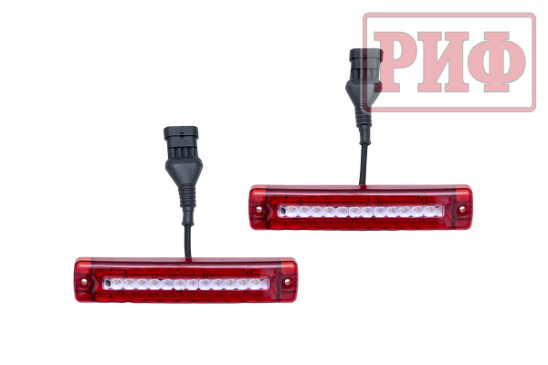 Бампер РИФ силовой задний Toyota Land Cruiser 200 2007-2012 с квадратом под фаркоп, калиткой, фонарями, подсветкой номера, стандарт