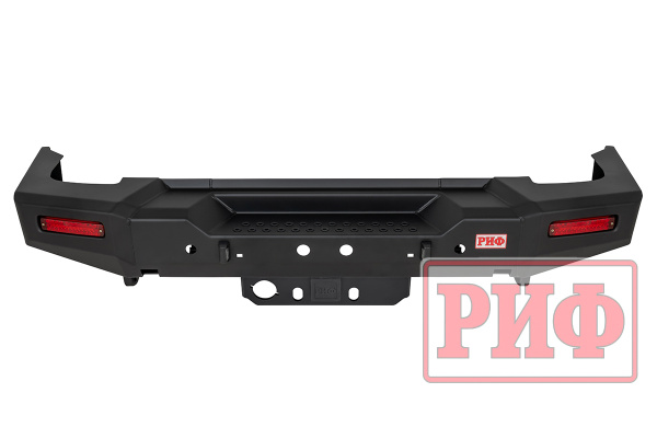 Бампер РИФ силовой задний TANK 300 с квадратом под фаркоп и фонарями