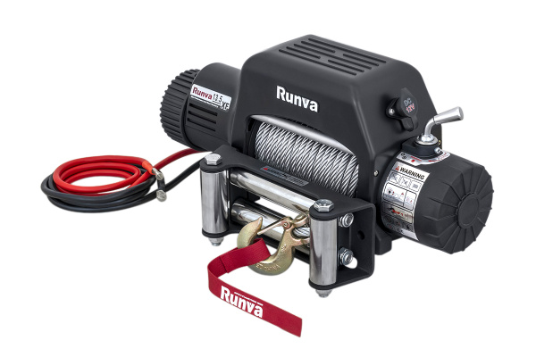 Лебёдка электрическая 12V Runva 13500 lbs 6136 кг