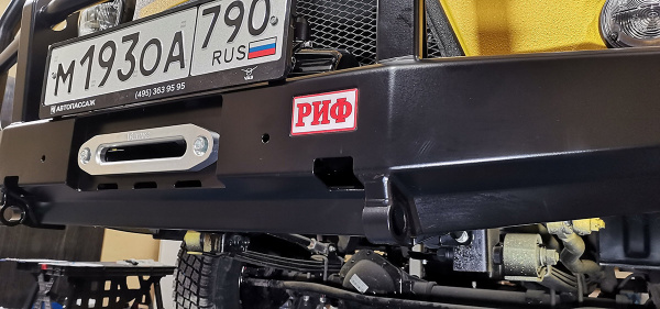 Бампер РИФ силовой передний УАЗ Буханка усиленный с защитной дугой