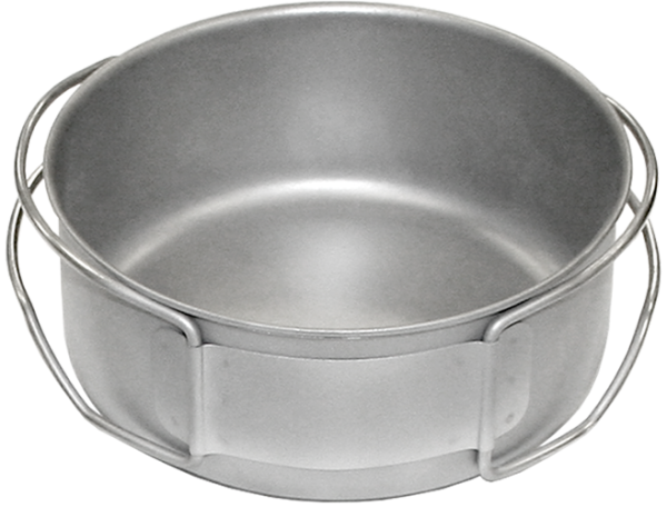 Набор круглых котелков (1,2;1,0;0,6 л) "Три друга и подруга", титан, с раскладными ручками