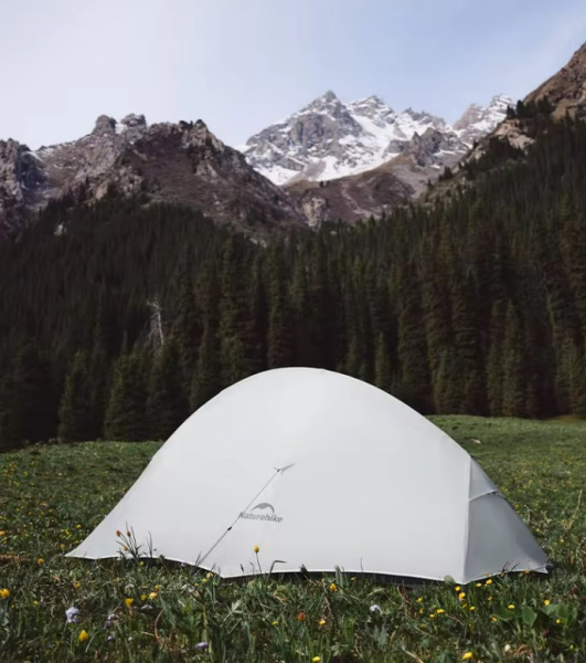 1 Палатка Naturehike Cloud Up UL Si 1-местная, алюминиевый каркас, серая 1 Палатка Naturehike Cloud Up UL Si 1-местная, алюминиевый каркас, серая