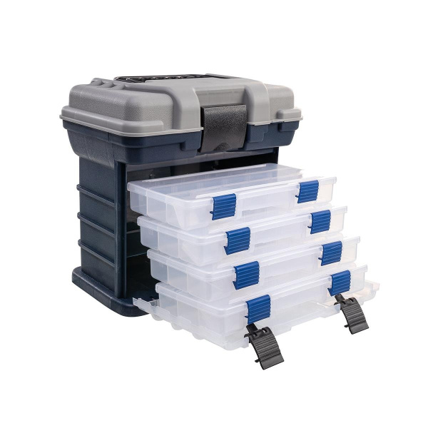 1 Ящик Premier Fishing для приманок 27х17.5х26.5 см, серый