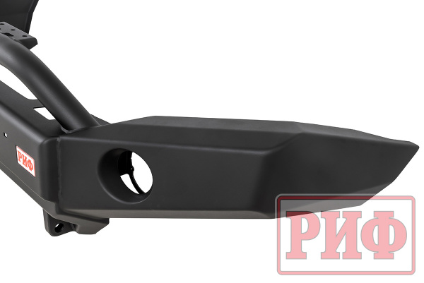 Бампер РИФ силовой передний JAC T6, SOLLERS ST6 под штатные фары, с центральной защитной дугой, стандарт