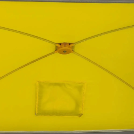 97 Палатка зимняя PREMIER Куб-2, желтый/серый